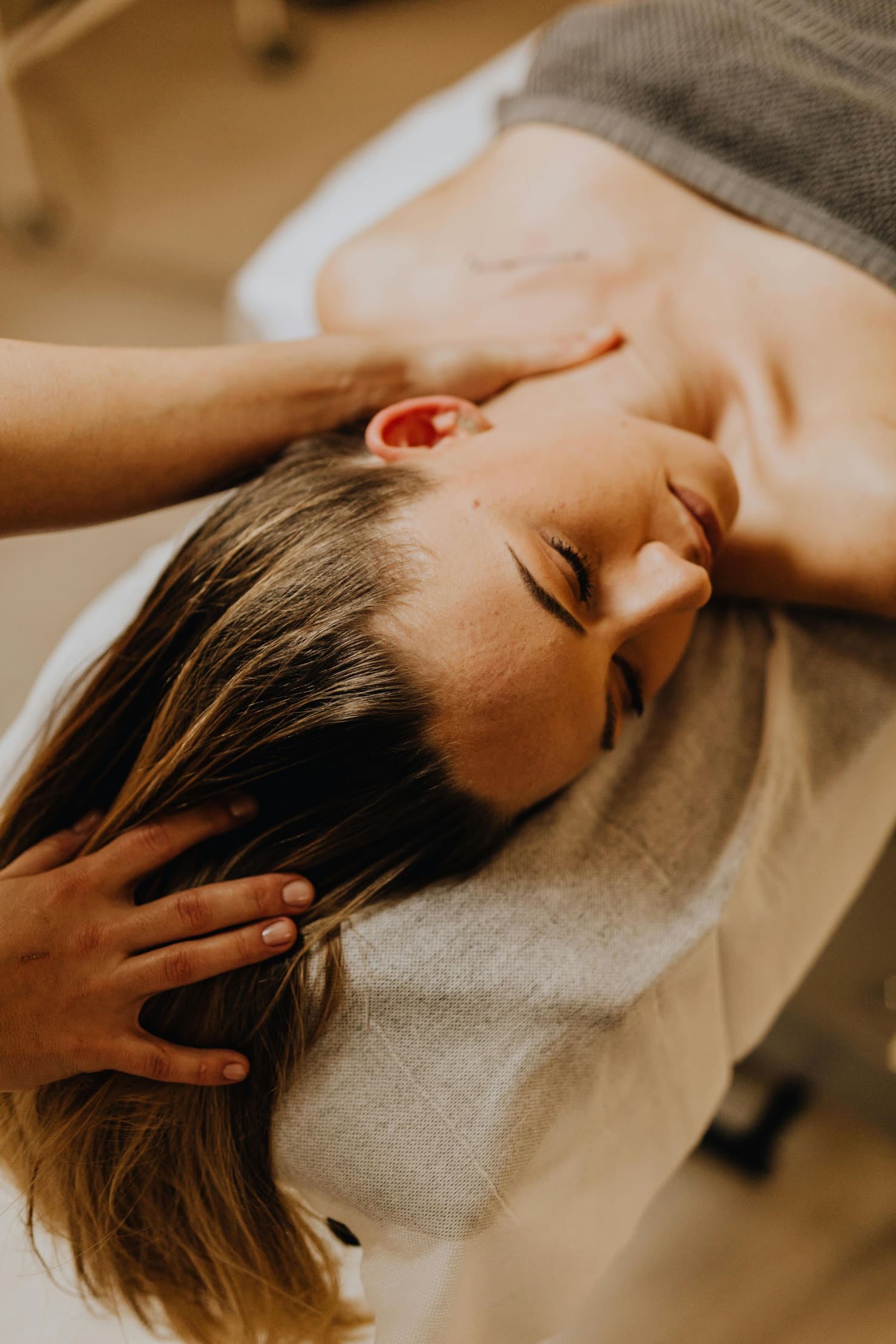 Massage capillaire head spa Cosmonéa la Réunion